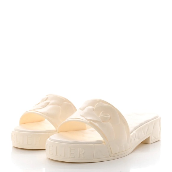 VALENTINO GARAVANI ATELIER SCULPTED PLATFORM POOLSIDE SLIDE MULES - Picture 2 of 7